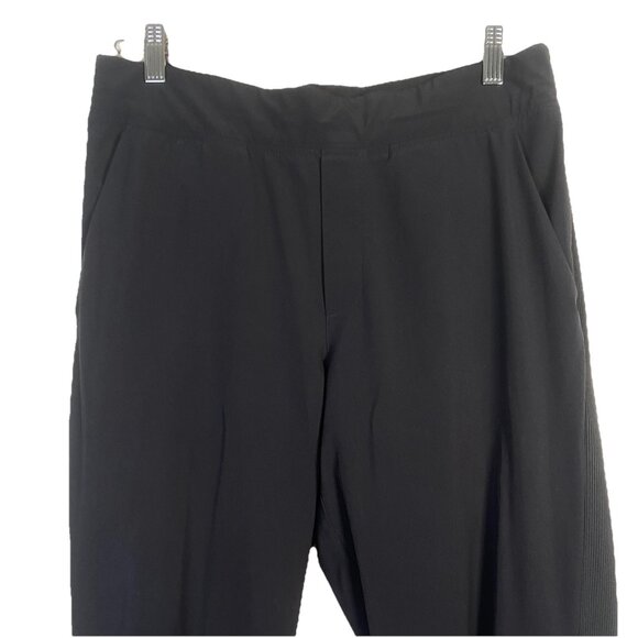 Athleta Brooklyn Mid Rise Ankle Pants Black Size 8 Athleisure Workwear Athletic - Picture 2 of 11